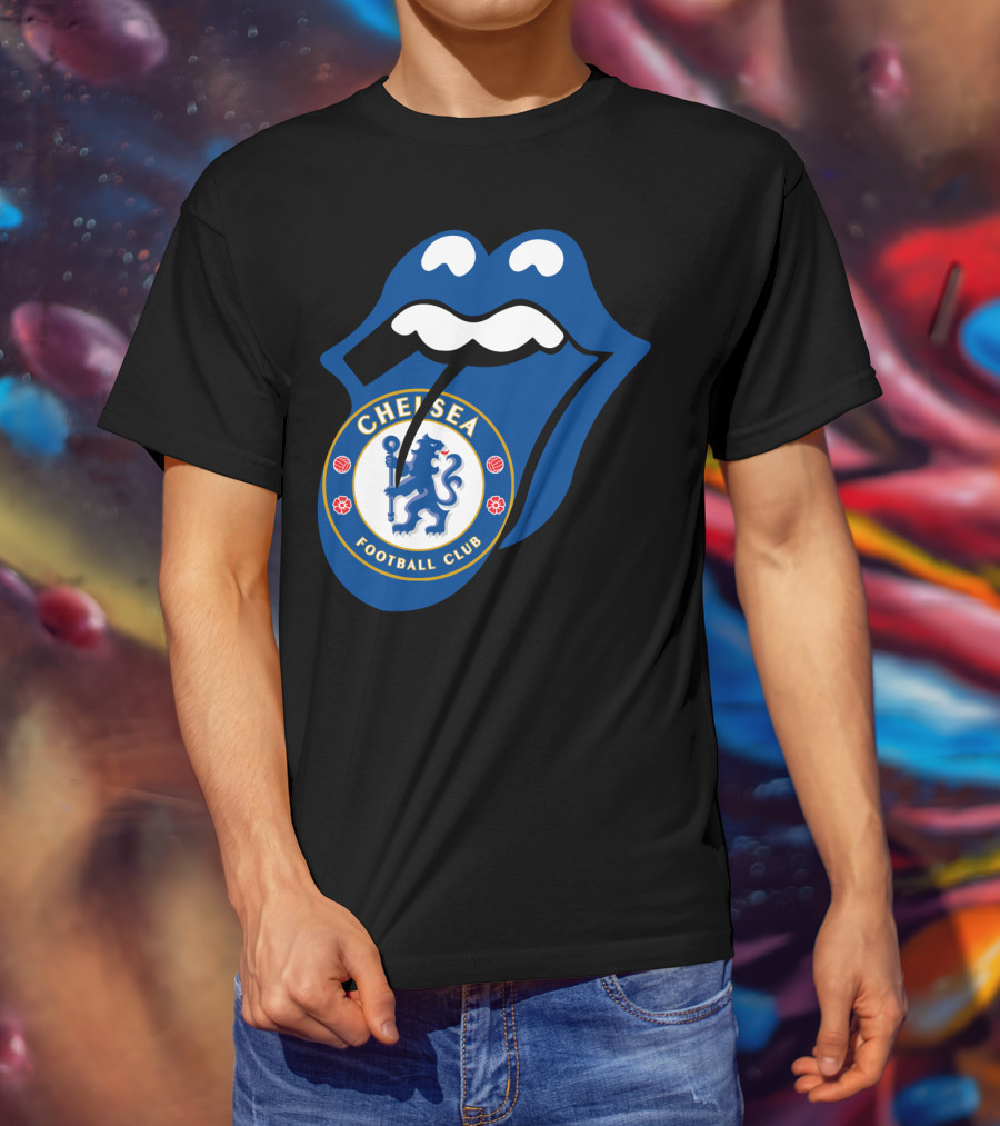 Chelsea Football Club Blue Tongue T-Shirt