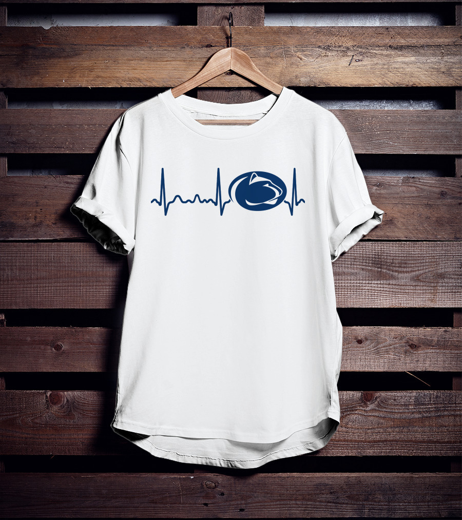 Penn State Heartbeat EKG Nittany Lions T-Shirt