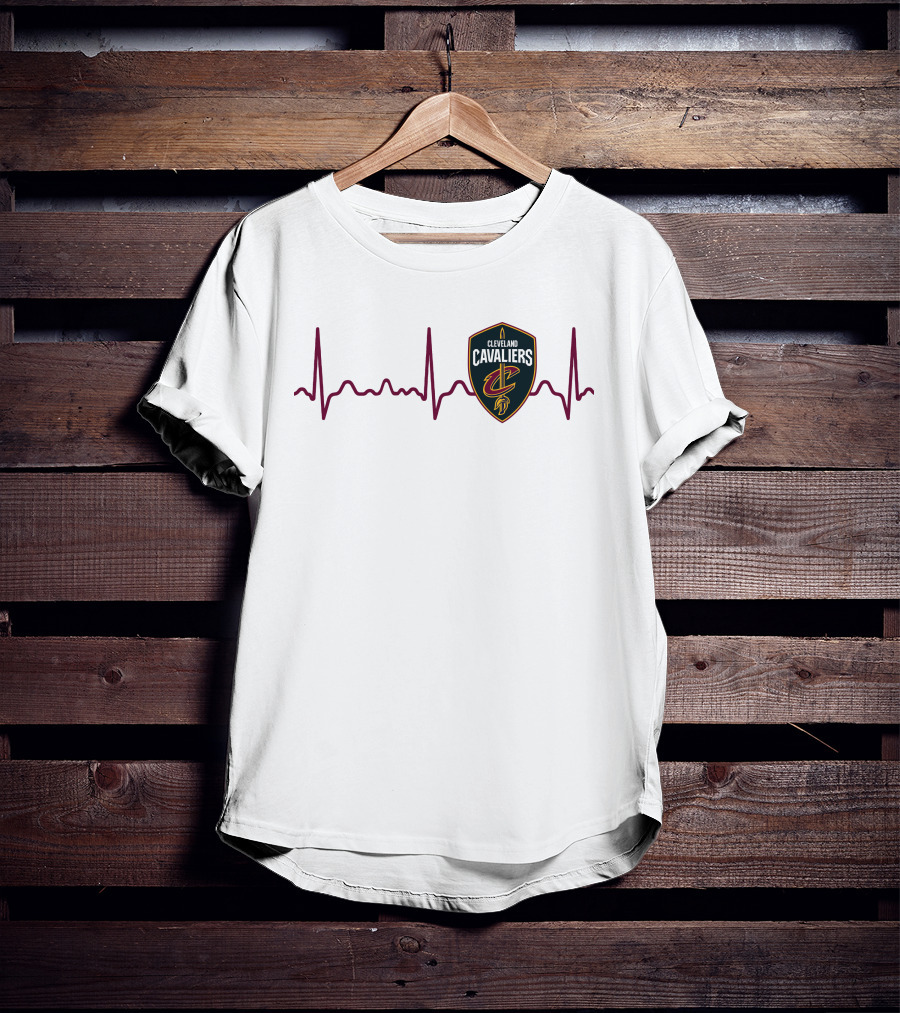 Heartbeat Cleveland Cavaliers T-Shirt